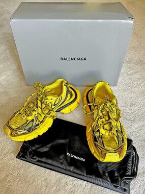 100% Authentic BALENCIAGA 3XL ‘Worn-Out Yellow’ SNEAKERS Size 41 EUR | Fits 8-9